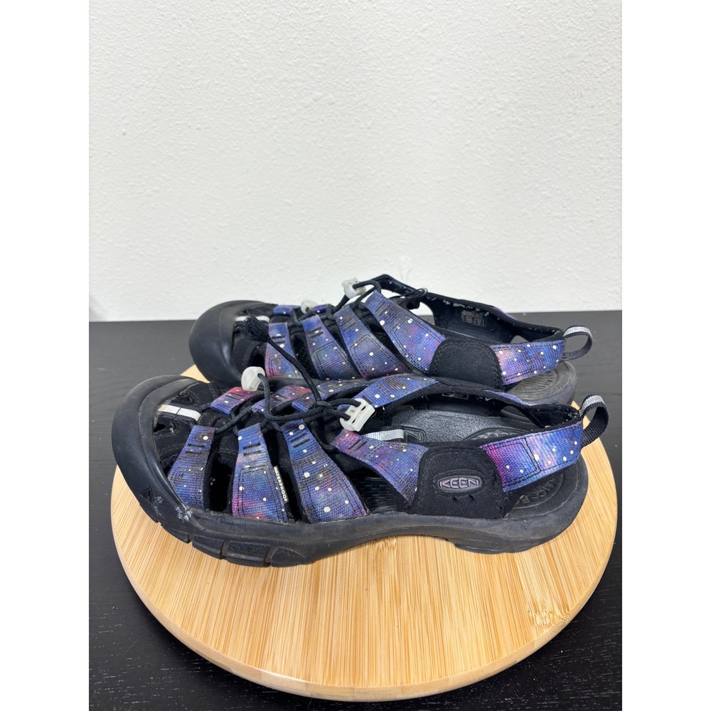 KEEN Newport H2 Sandals Men 10 Galaxy Purple Black Waterproof Hiking Shoes Flaw - Picture 6 of 12